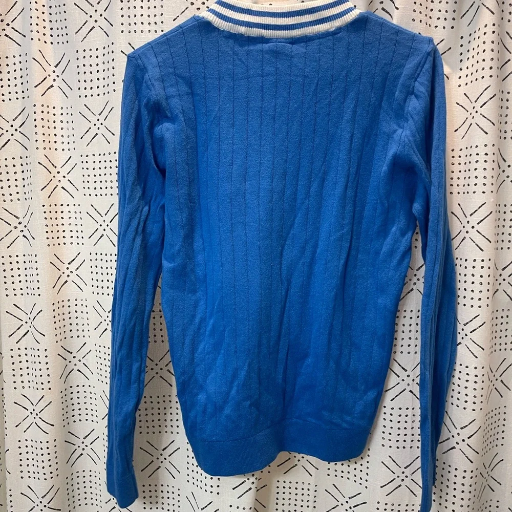 Vintage adidas Originals Women's Cashmere Knit Golf Sweater - Picture 3 of 6